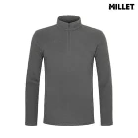 밀레 남성 랑엔 자카드 집업 티셔츠