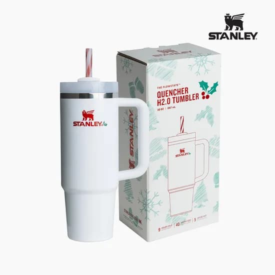스탠리 퀜처 H2.0 플로우스테이트 텀블러 크리스마스 에디션 887ml