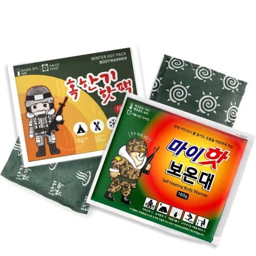 다봉산업 마이핫 보온대 160g 20팩 혹한기핫팩 160g 20팩 총40팩