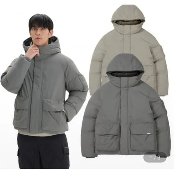 스노우피크 남성 캠핑 헤비다운