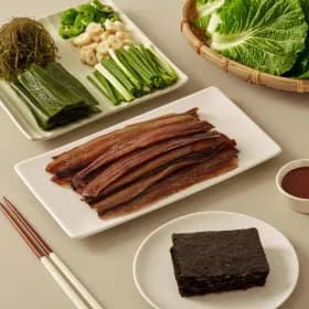구룡포 꽁치 과메기 10미 20쪽 완전손질 야채풀세트 해초 5종 채소 쌈채소