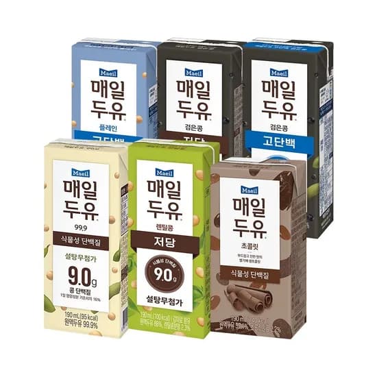 매일두유 190ml 48팩 고단백 검은콩 외 다양