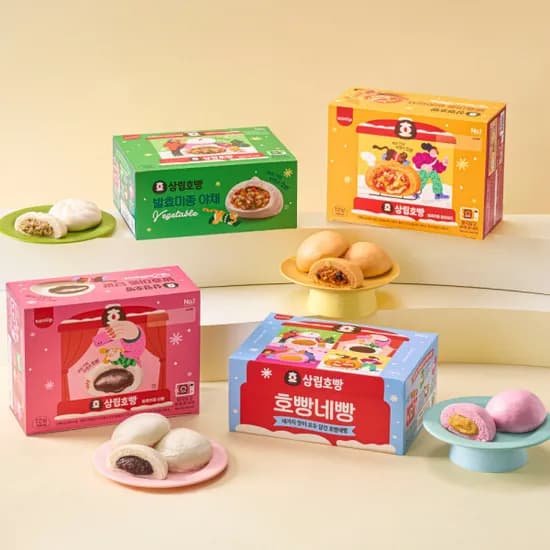삼립호빵 개별포장 호빵 12입 2박스 크림빵 1봉 단팥 야채 피자 외 다양