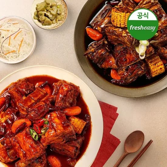 이바돔 뼈찜 1kg 2종 SET (매콤+간장)