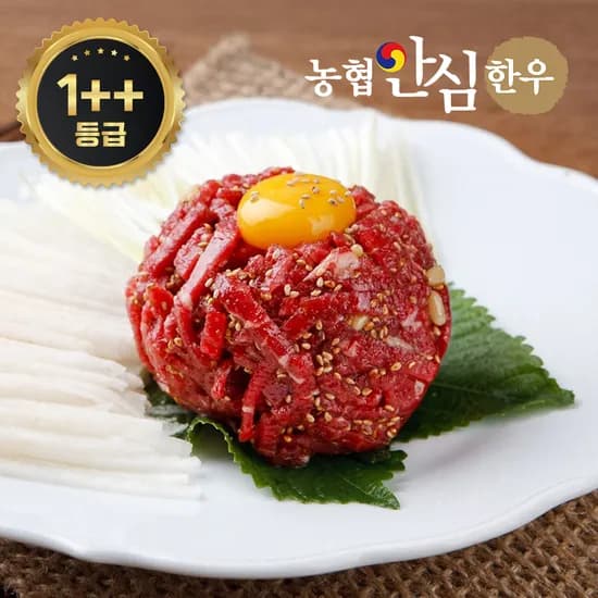 농협안심한우 ++등급 육회 600g (300g*2팩)