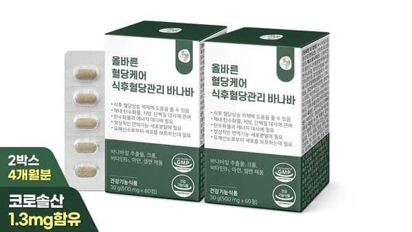 바나바 60정 2박스