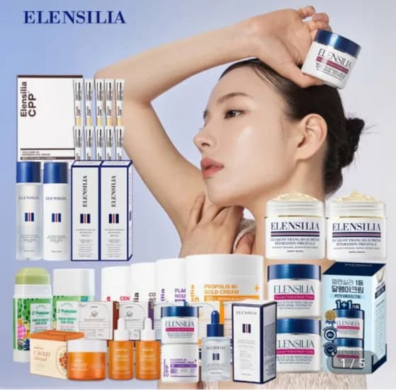 엘란실라 달팽이크림 퍼펙트 코어핏 토너 로션 2종 세트