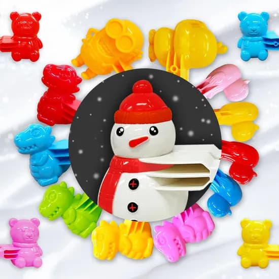 눈오리 스노우볼 메이커 눈사람 집게