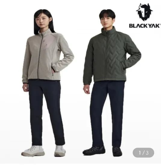 블랙야크 공용 데일리 액티브 기모팬츠