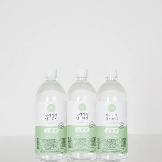 엄마랑아기랑 핸드워시 폼 1L 3개