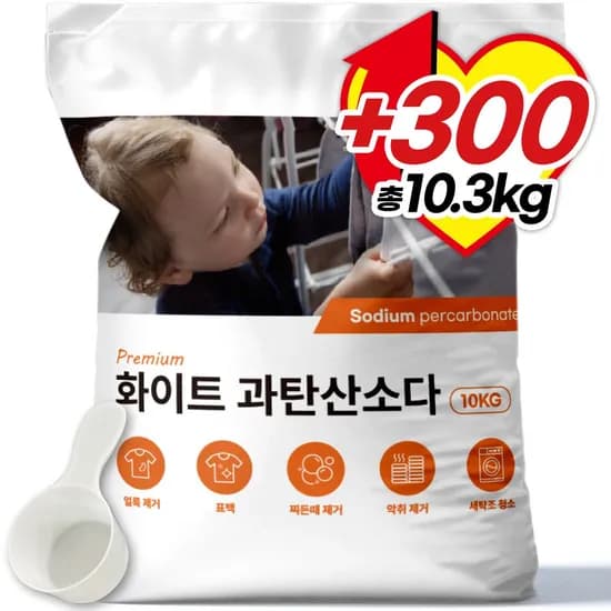더푸룸 과탄산소다 10kg 300g 계량스푼 증정