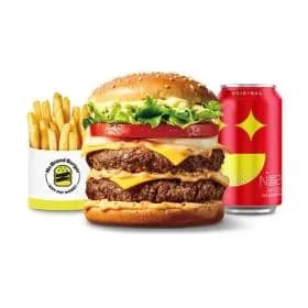노브랜드버거 NBB 어메이징 더블 업 버거세트