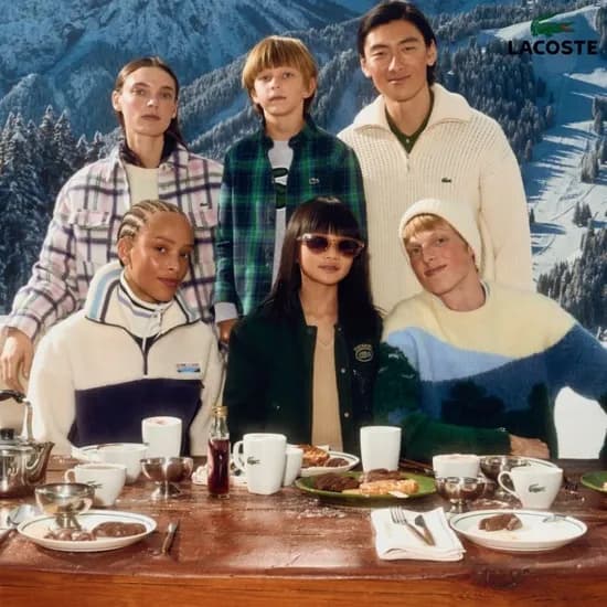 라코스테 25FW 베이직 크루넥 가디건