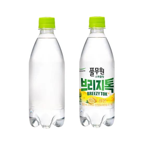 풀무원 브리지톡 플레인 500ml 0개 + 레몬 500ml 20개