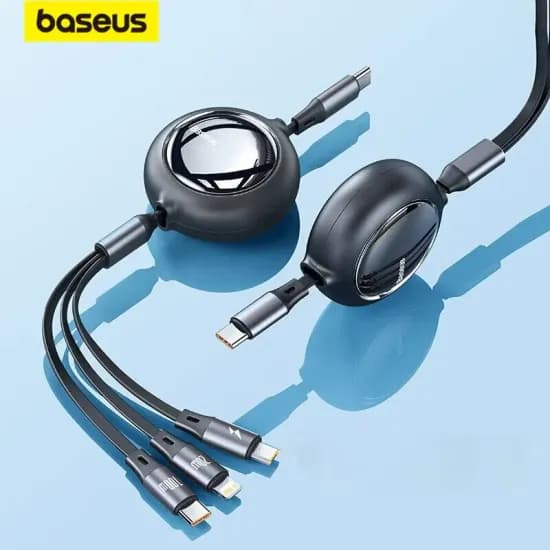 경량 브러시 트롤리 수하물 트롤리 계단 등반 $14.41 / Baseus 개폐식 100W 3 in 1 고속 USB 케이블 $5.85
