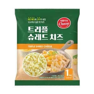 서울우유 트리플 슈레드치즈 1kg 2봉 체다치즈 슬라이스 외 다양