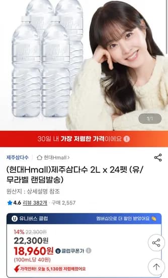 삼다수 2L 24개입