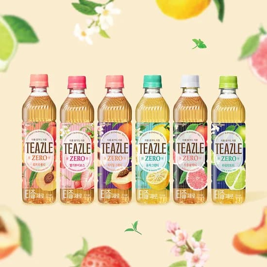 티즐 제로 자몽블랙티 500mL 20개 외 5종