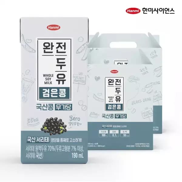 한미 국산 검은콩 무가당 두유 10ml 32개입