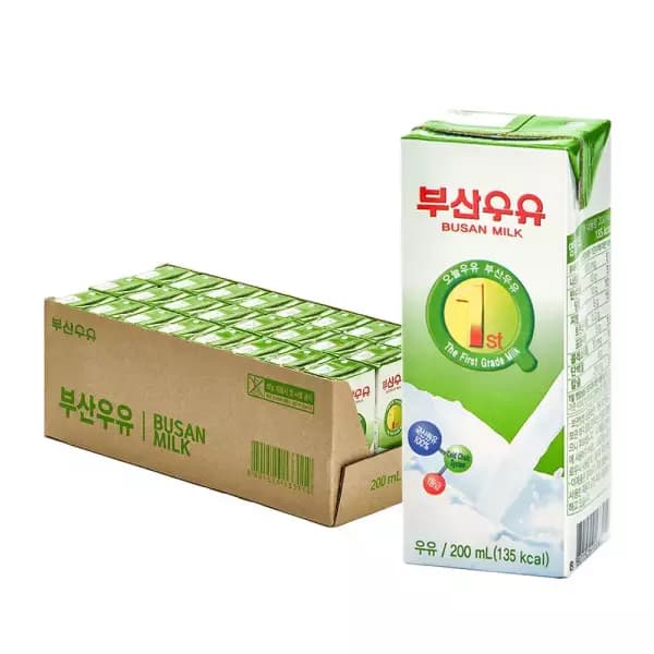 T감사제 부산우유 멸균우유 흰우유 00ml 24개