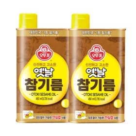 옛날참기름 캔 450ML 2개