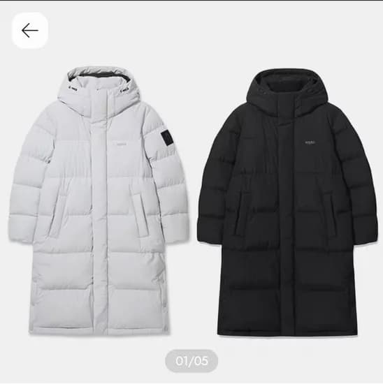 네파 에센셜 슈퍼롱다운자켓 롱패딩