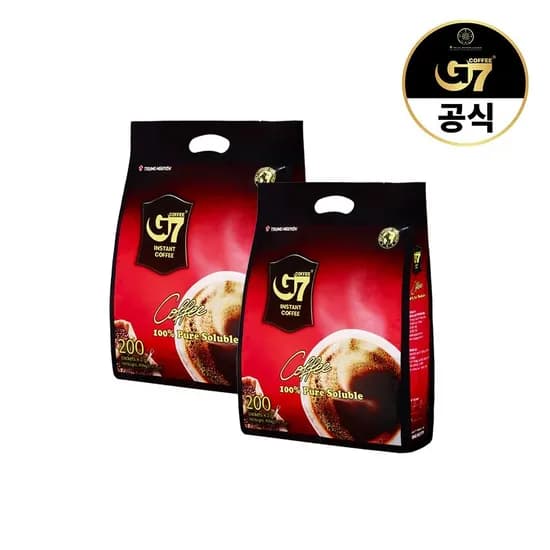G7 베트남 블랙커피 2g 200개입 1+1개 총 400개입
