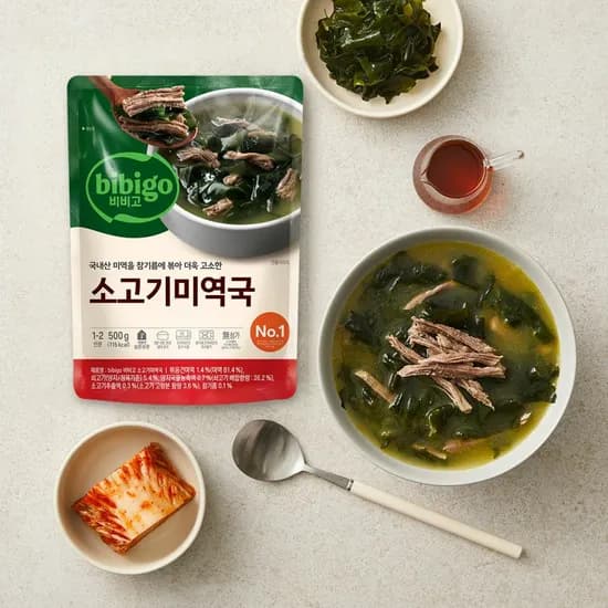 비비고 미역국 500g