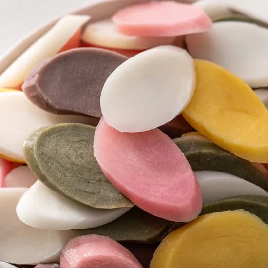 더바른떡 오색떡국떡 550g 2팩