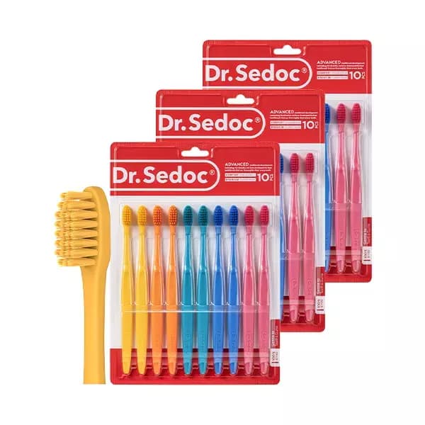 닥터세닥 컬러팝 초미세모 칫솔 10입 3개 총 30개