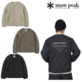 스노우피크 공용 리사이클 퀼팅 가디건 자켓