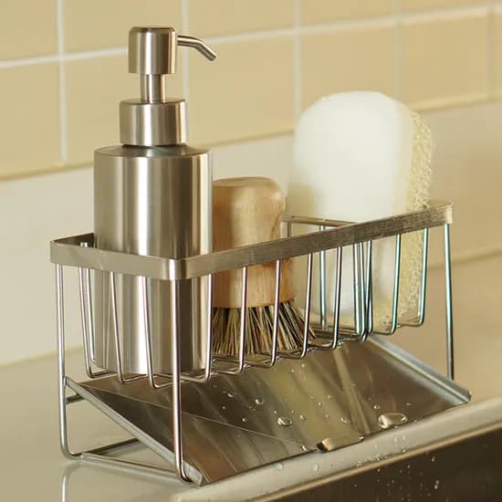 올 스텐 수세미 거치대