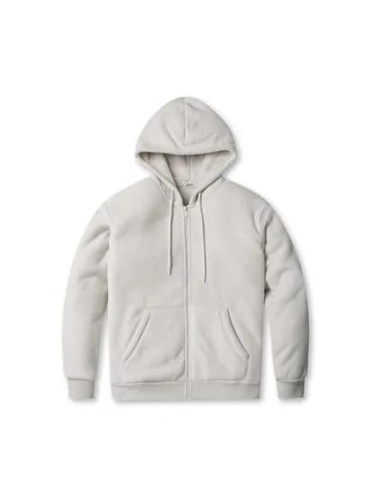 폴햄 플러피 본딩 후드집업