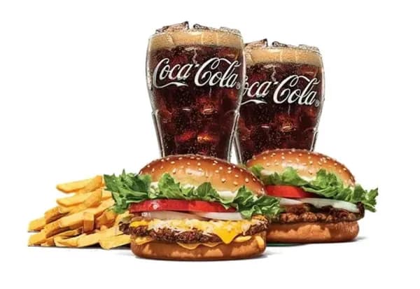 버거킹 콰치와퍼주니어 불고기와퍼주니어 콜라R 2개 프렌치프라이