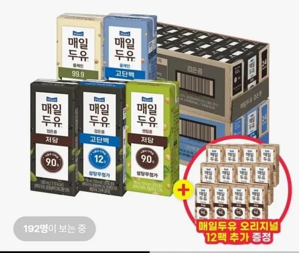매일두유 48팩+12팩