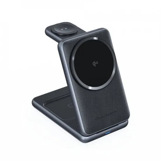 클레버 Qi2 3in1 접이식 무선충전기 45W 멀티 충전기