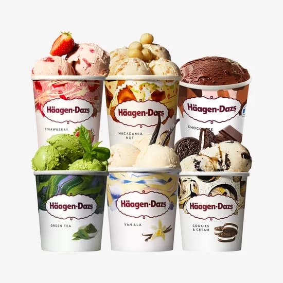 하겐다즈 마카다미아넛 파인트 473ml 5개