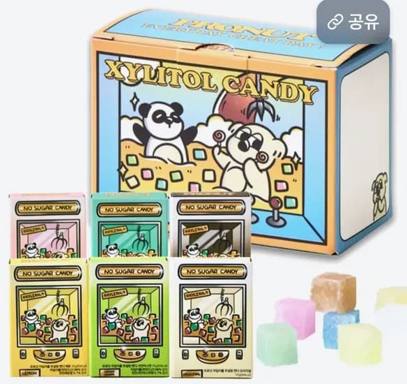무설탕 자일리톨 캔디 180g 6개입