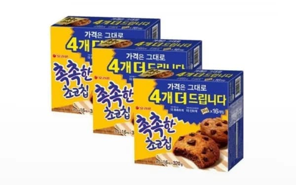 촉촉한 초코칩 16개입 3박스
