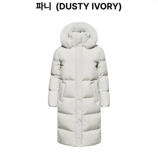 블랙야크 여성 중기장 폭스퍼 다운 파니 다운자켓