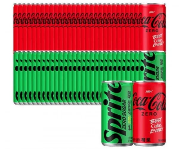 코카콜라 제로 90ml 30캔 스프라이트 제로 190ml 30캔 19,760원 순수