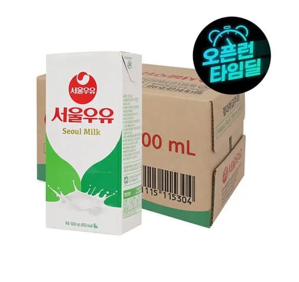 멸균우유 1000ml x 10입 1박스