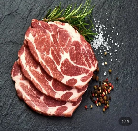 한돈 냉장 생목살 구이 500g