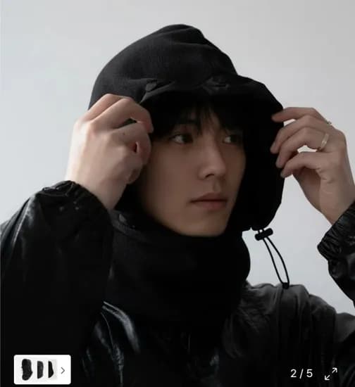 헤이븐 스포츠 후드 바라클라바 black