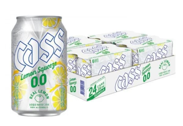 카스 레몬스퀴즈 제로 0.0 논알콜 330ml 24캔