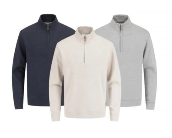 에디션 하프 집업 티셔츠