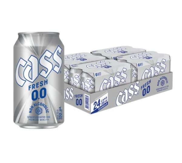 카스제로 0.0 논알콜 맥주맛 음료 355ml 24캔