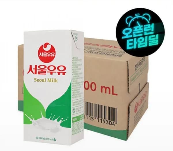 서울 멸균우유 1000ml 10개