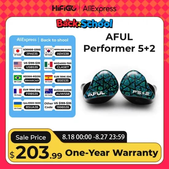 AFUL Performer 5+2 유선 이어폰 외 31