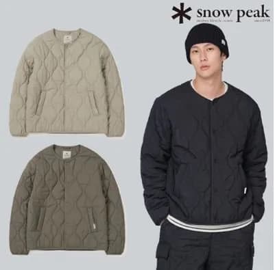 스노우피크 리사이클 퀼팅 가디건 자켓